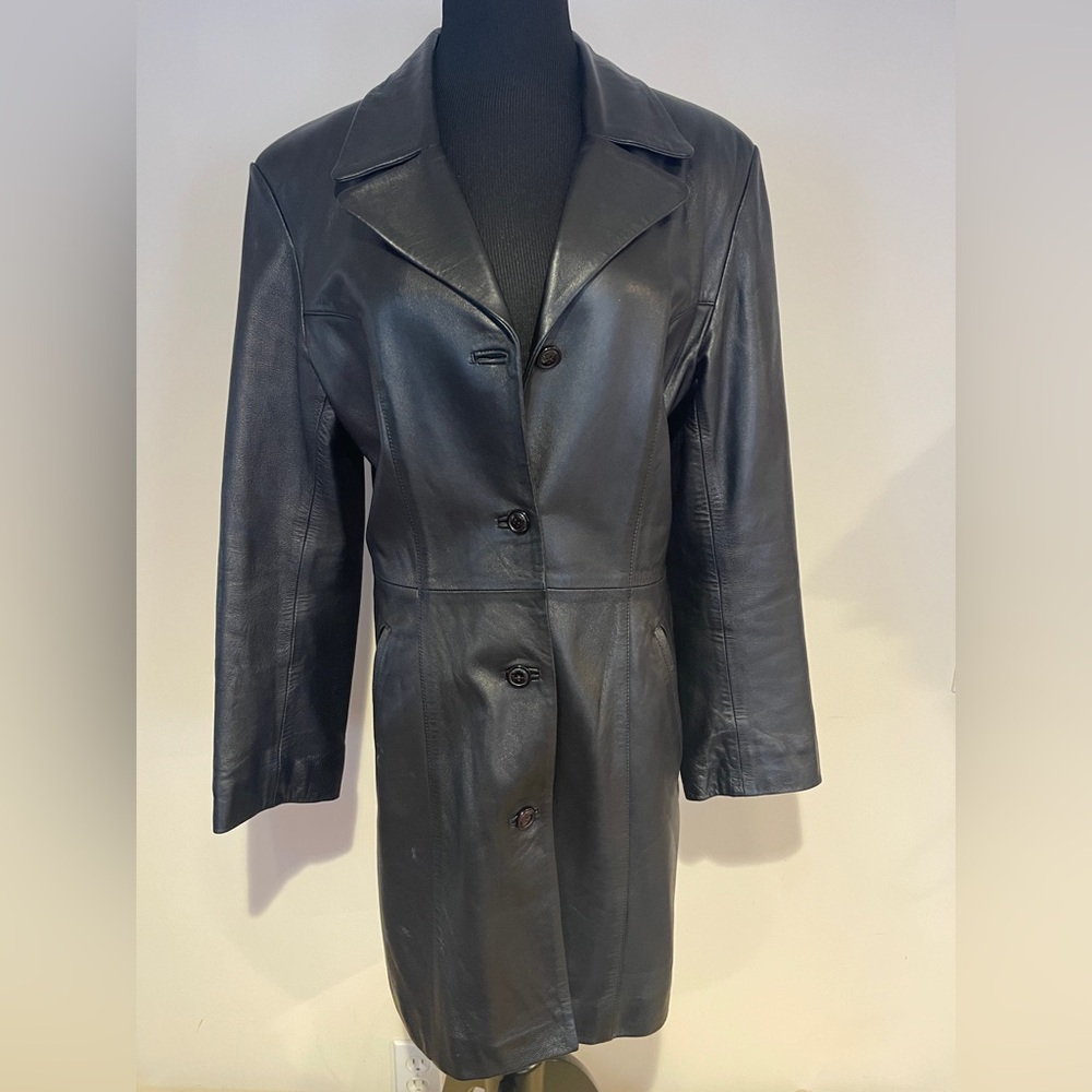 Hugo Boss Women's Black Leather Jacket